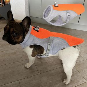 Guida di raffreddamento per animali domestici bulldog francese per piccoli cani mediocre cogniti di vestiti per cani schnauzer shiba inu giacca mascota abbigliamento 240422