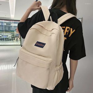 Backpack Fashion Women Student Laptop Bag della scuola carina Trendy Waterproof College College Lady Nylon Book Borse