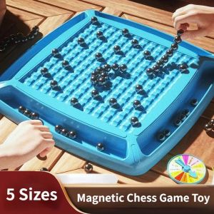 Sets Hot Chess Set Battle Chess with Magnetic Effect Educational Checkers Game Portable Chess Board Party Supplies Family Gathering