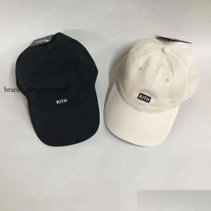 Designer de marca de moda Kith Hat Ball Caps Bordado Kith Baseball Cap ajustável