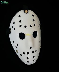 Halloween White Porous Men Mask Jason Voorhees Freddy Horror Movie Hockey Scary Masks For Party Women Masquerad8675995