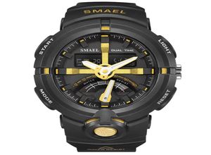 Smael marka erkek moda gündelik elektronik kol saatleri saat dijital ekran açık hava spor saatleri 16375941788