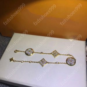 Klasyczne projektanci Bransoletka Kobiety Tytanium Stalowanie Diamond Link Letk Charm Bracelets Prezent Mody 18k 5a