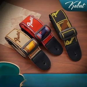 1pc Embroidery Guitar Strap Leather Acoustic Electric Guitar Widening Straps Folk Classical Wooden Guitars Shoulder Belt