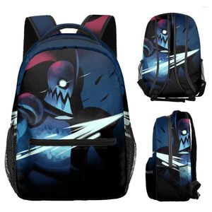 Backpack Cartoon Novelty Cool Undertale Student Bookbag Notebook Backpacks 3D Imprimir Oxford Waterproof Boys/meninas viagens