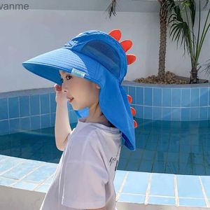 CAPS HATS CHILDRENS SUN HAT SUMMER CHILDRENS OUTDOOR COLLAR EARMUFFS UV Protection Beach HAT WX7852