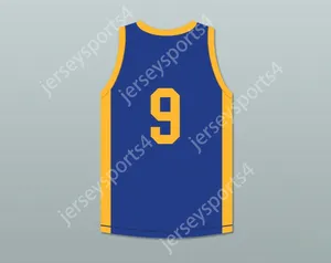 CUSTOM NAY Mens Youth/Kids DRAKE JIMMY BROOKS 9 DEGRASSI COMMUNITY SCHOOL PANTHERS HOME BASKETBALL JERSEY WITH PATCH TOP Stitched S-6XL