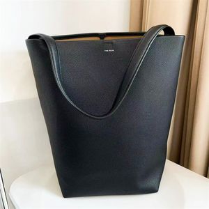 3sizes Luxo The Row Park Tote Bolsa Bolsas de couro para feminino Bolsas de ombro da embreagem Mini Mini Médio Médio Grande Fresca Fresca Sacos de Compradores