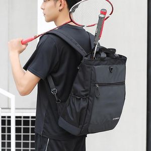 Bolsas ao ar livre tenis raquete saco de tênis raquetas badminton mochila masculino homem squash beisebol bastão de bastão armazém 290o