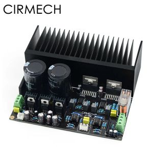 Amplificatori Cirmech TDA7293 STEREO Amplificatore ad alta potenza OP07 DC Servo 5534 Amplificatore operativo indipendente Shen Jin PCB Kit 100w*2