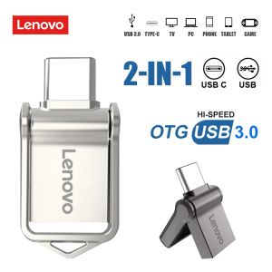 Адаптер Lenovo Super Mini USB Memory USB 3.0 Тип C OTG Flash Pen Drive 128GB Pen USB -махина