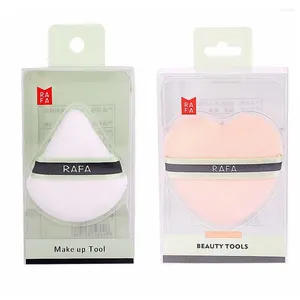Makeup Sponges Soft Plush Powder Puff Dry Use Love Heart Loose Triangle Liquid Foundation Cosmetic Tool