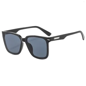 Sonnenbrille Street Style One -Stück UV -Schutzländer Ultraleicher Komfort Larg Shades für Streetwear nehmen POS