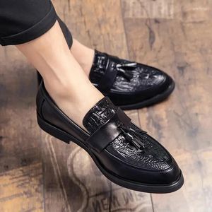 Dress Shoes Formal Wear Board Casual Leather Korean Retro Men's Office Social Derby