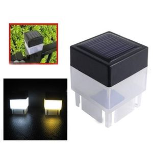 Solar Garden Lights 2x2 LED Post Cap Light Outdood Wodoodporne Lampy filarowe do kutego żelaza ogrodzenia i podwórka GAT DHZ2X