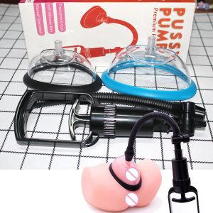 Toys Nipple Pussy Pump Vaginal Clitoral Suction 2 Cups for Female Enhancer Stretcher Nipple Stimulator Adult Sex Toy for Women Men