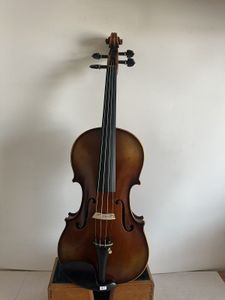 Maestro 4/4 violino Bird Eye Maple Back Old Abete Top a mano intagliato Nice Sound 3929