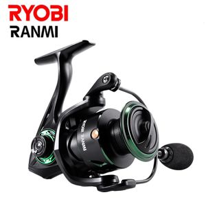 RYOBI RANMI RF Spinning Reels Ultralight Metal 52 1 Gear Ratio 71BB Saltwater or Freshwater 18kg Max Drag Fishing reels 240506