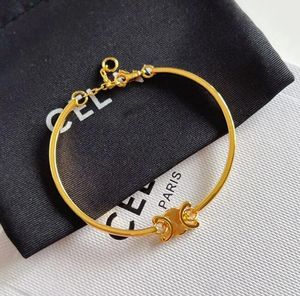 NEW Designer bracelet Luxury man bracelets fashion women Charms pure gold bracelet street temperament Premium Colorless jewelry Holiday Souvenir Gift