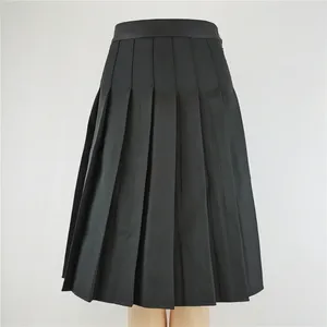 Saias de 58 cm de longa saia plissada roupas de moda coreana preto branco plus size cosplay for women harajuku gothic y2k
