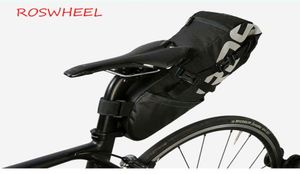 Roswheel 131414 Bicycle Seatpost Bag Bike Saddle Seat Seat Heress Pannier Cycling Mtb Road Задний пакет с водой плотно вытягивается 8L 10L 2546254