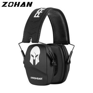 Hörlurar Zohan Ear Protection Buller Reduction NRR26DB Shooting Hearing Earmuffs Snake Cartoon Ear Muffs Buller Refering för hörlurar