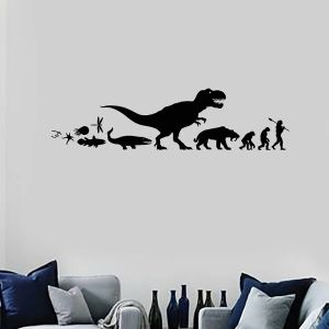 Stickers Evolution Art Biology Vinyl Wall Stickers Home Decor Science Class School Decal Mural Gift Removable