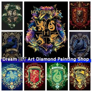Stitch Harry Potter Dream DIY Diamond Painting Kit Badge Colored Animal Sticker Diamond Embroidery Handmade DIY Mosaic Home Decoration