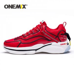 Shorts Onemix Clear Stock Reflective Sport Outdoor Casual Platform Foar Walking Sneakers Män kvinnor