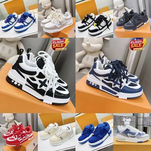 Tênis de skate sapatos de designer sapatos de moda homens homens malha abloh sneaker plataforma virgil maxi casual casual runner treinador sapatos ao ar livre luis vuittons sapatos