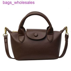 95% zniżki Baobao Womens 2024 NOWOŚĆ Modnego splicowanego koloru kontrast torebki pojedyncze ramię w torbie Crossbody High End Fashion Dumpling Bune9ks