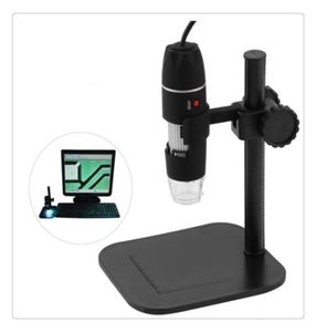 Hel Popular Practical Electronics USB 8 LED Digital Camera Microscope Endoskop Förstorare 50x1000x Förstoringsmått9405949