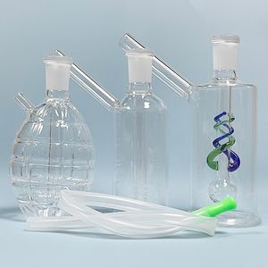 Quarzpro Glassöl Rig Bubbler mit Ölbrenner Schüsselkopfbefestigung