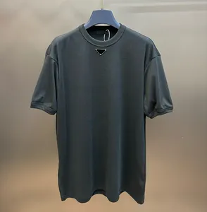 T-shirt rotondo per tees da uomo per tees t-shirt plus size abbigliamento estivo in stile polare ricamato e stampato con cotone puro di strada 32RF