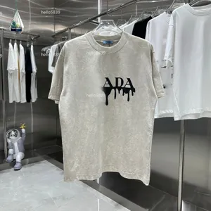 2024 Tees Erkek Tasarımcıları T Shirt Adam Kadın Tshirts Hoodie Mektuplarla Hoodie Baskı kazakları kısa kollu yaz gömlekleri erkekler gevşek tees asya boyutu s-xxxl 1579