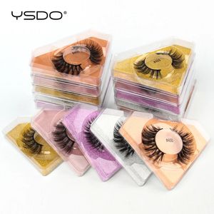 YSDO 1020 Pairs Flase Mink Lashes Wholesale Dramatic Fluffy 3D Eyelashes Fake Makeup Natural False 240506