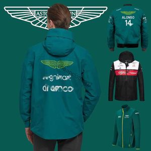 Jackets Official Aston Martin Jacket Coat Amf1 2024 14 Fernando Alonso Jack Fans F1 Formula 1 Racing Suit Moto Windproof