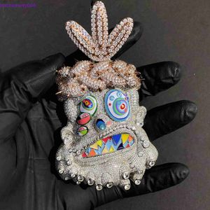 Designer Jewelrycities Jewelry Hiphop Avatar Savage Tribe Sterling Sier Full Iced Out VVS Moissanite Pendants