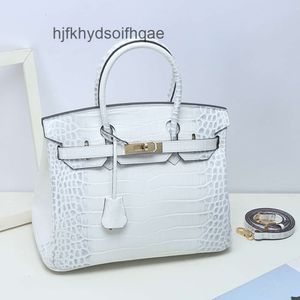 Bolsas de bolsas clássicas sacos de capacidade para mulheres crocodilo simples vendendo bolsa de couro Melhor ombro mulheres Berkkins Large B51Y