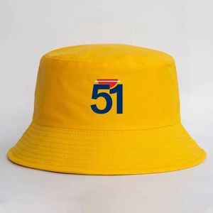 Geniş Memlu Şapkalar Kova Şapkaları Mens Yaz 51 Pastiss Buck Hats Bayan Tersinir Serin Açık Bob Şapkası Unisex Daily Fisherman CS Unisex Daily Beach Sun Hat J240506