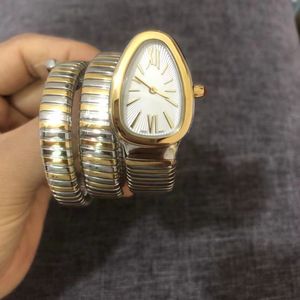 Kadın izle montre moda yılan izle üst serpantin saatleri elmas kadın izle klasik bilezik tarzı ladys bilek saatleri bahar kayışı montre de lüks relojes