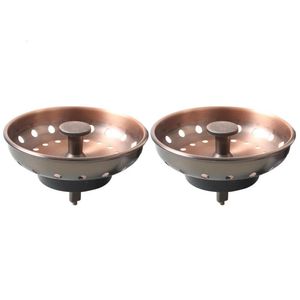 DRAINS Speaa Küchenspüle Korbsieb Filter 81mm Red Bronze Kupferzubehör QS218C006 231013 Drop Lieferung Dhuiv