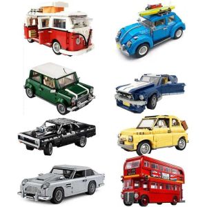 Blocks Compatible Building Block Sets for Children Model Cars, Buses & Classic Vehicles | Birthday Gift Toy Collections