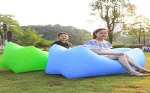 Sleeping Bags Quickly Filling Bean Bag Sofas Inflatable Lazy Air Sofa Bed Portable Adult Beach Lounge Chair Waterproof Seat5867886