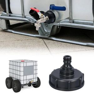 Utrustning IBC Tank Ventil Adapter Slangtrådanslutningsventil Montering av delar IBC Tankventil Ersättningsad ADA Ton Bucket Ventil Adapter Cover