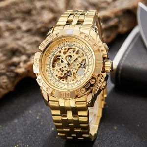 Wristwatches 2024 Mechanical Sport Design Bezel Fashion Watch Mens Watches Top Montre Homme Clock Men Automatic Skeleton