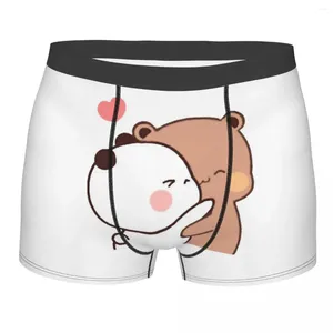 Underpants Humor Boxer Cute Bubu Dudu Hug Shorts Panties Briefs Man Underwear Panda Bear Breathable For Male S-XXL