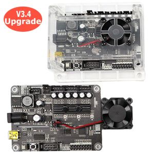 Controlador Grbl1.1 Placa de controle de máquina de gravação CNC da porta USB, Driver integrado da placa de controle de 3 eixos, atualização do controlador CNC GRBL