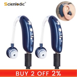 増幅器補聴器耳の音アンプBTE充電式補聴器高齢の難聴のための調整可能な健全な聴覚アンプ