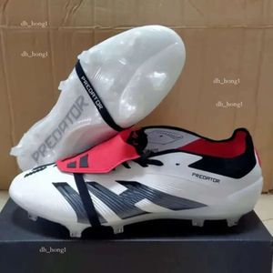 Men Designer Football Boot Gift Bag Boots Accuracy+ Elite Tongue FG BOOTS Metal Spikes Football Cleats LACELESS Soft Leather Pink Soccer Eur36-46 Size 560